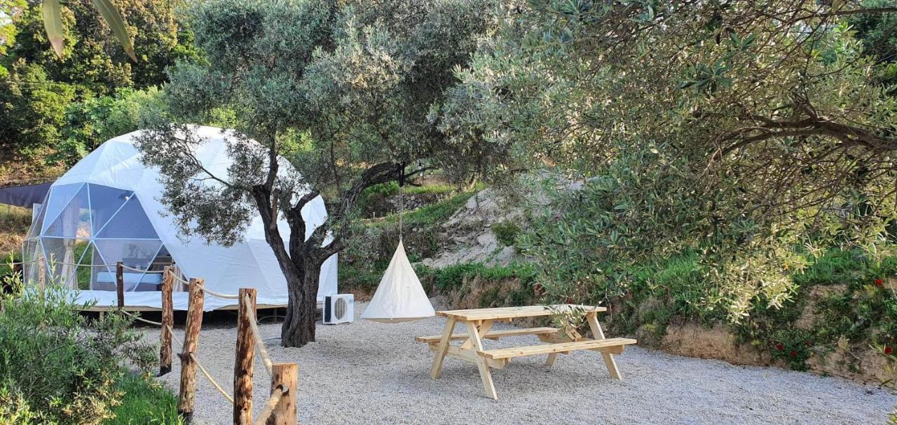 Luxury Dome Tents Ikaria Ap'Esso2 Raches  Exterior foto